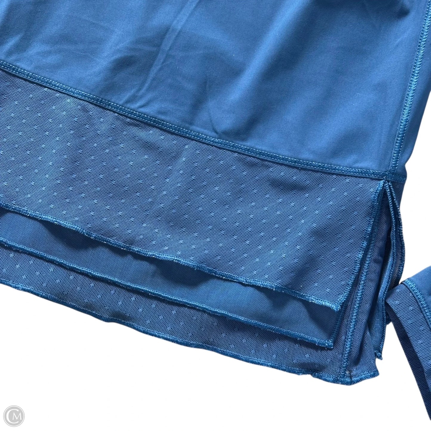 Athletic Top Long Sleeve Crewneck By Lululemon In Blue, Size: M