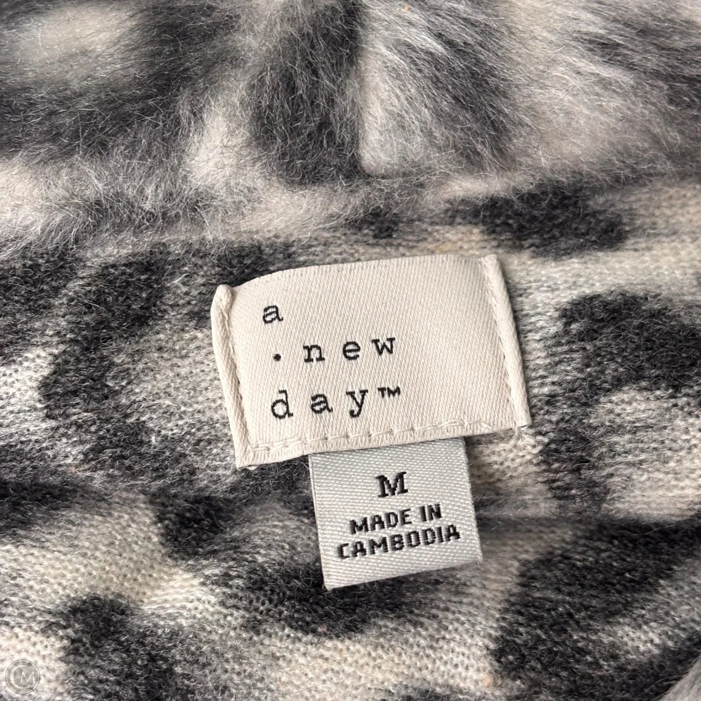 Coat Faux Fur & Sherpa By A New Day In Grey, Size: M