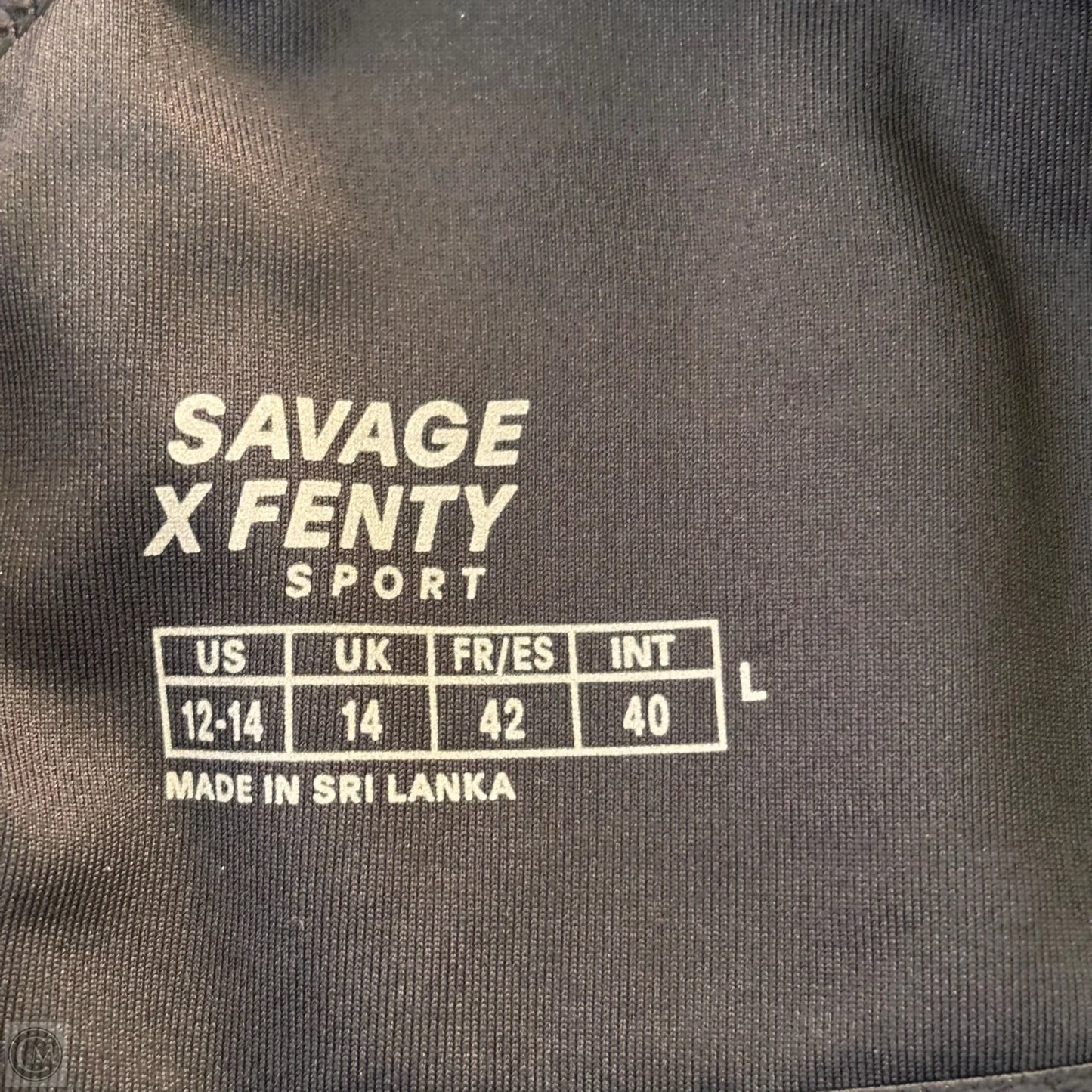 Athletic Bra By Savage X Fenty In Black, Size: L