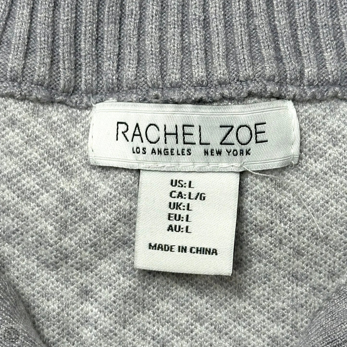 Sweater By Rachel Zoe In Grey, Size: L