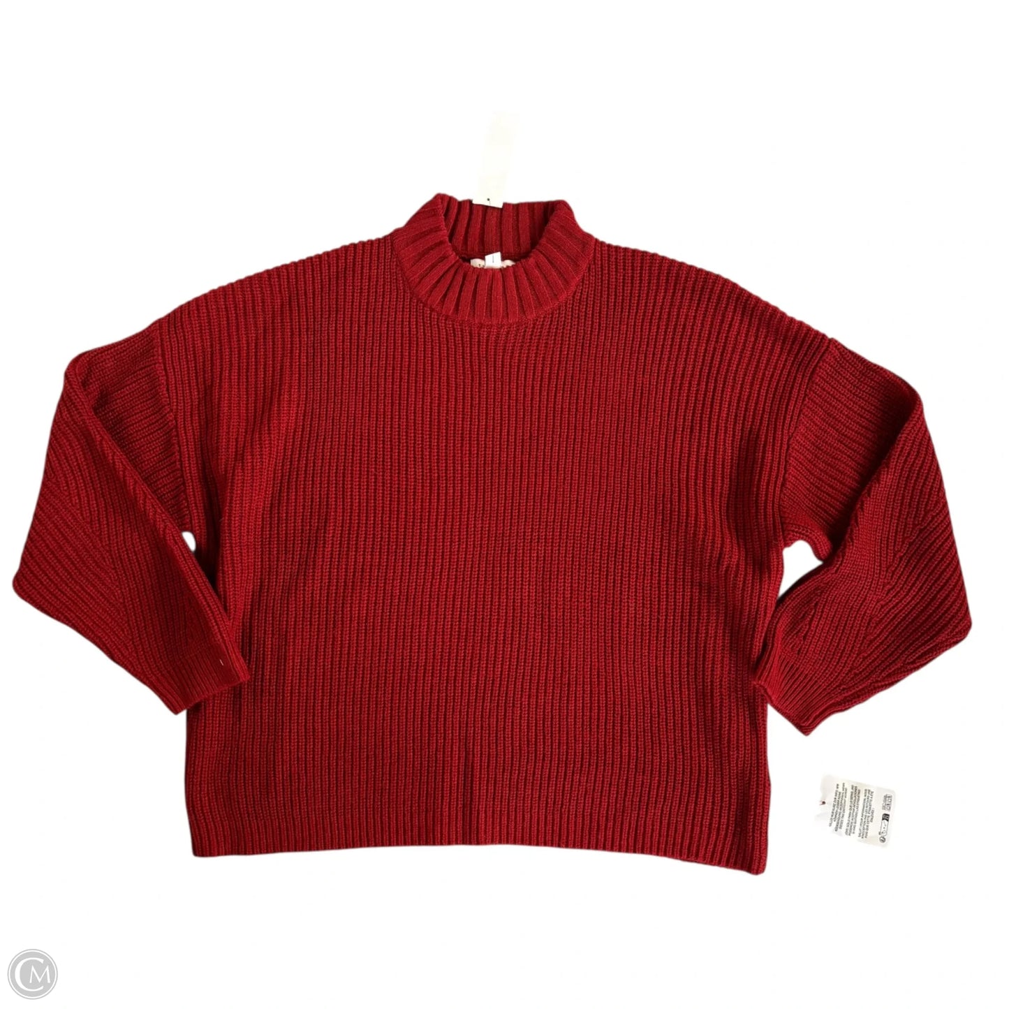 Sweater By Topshop In Red, Size: S