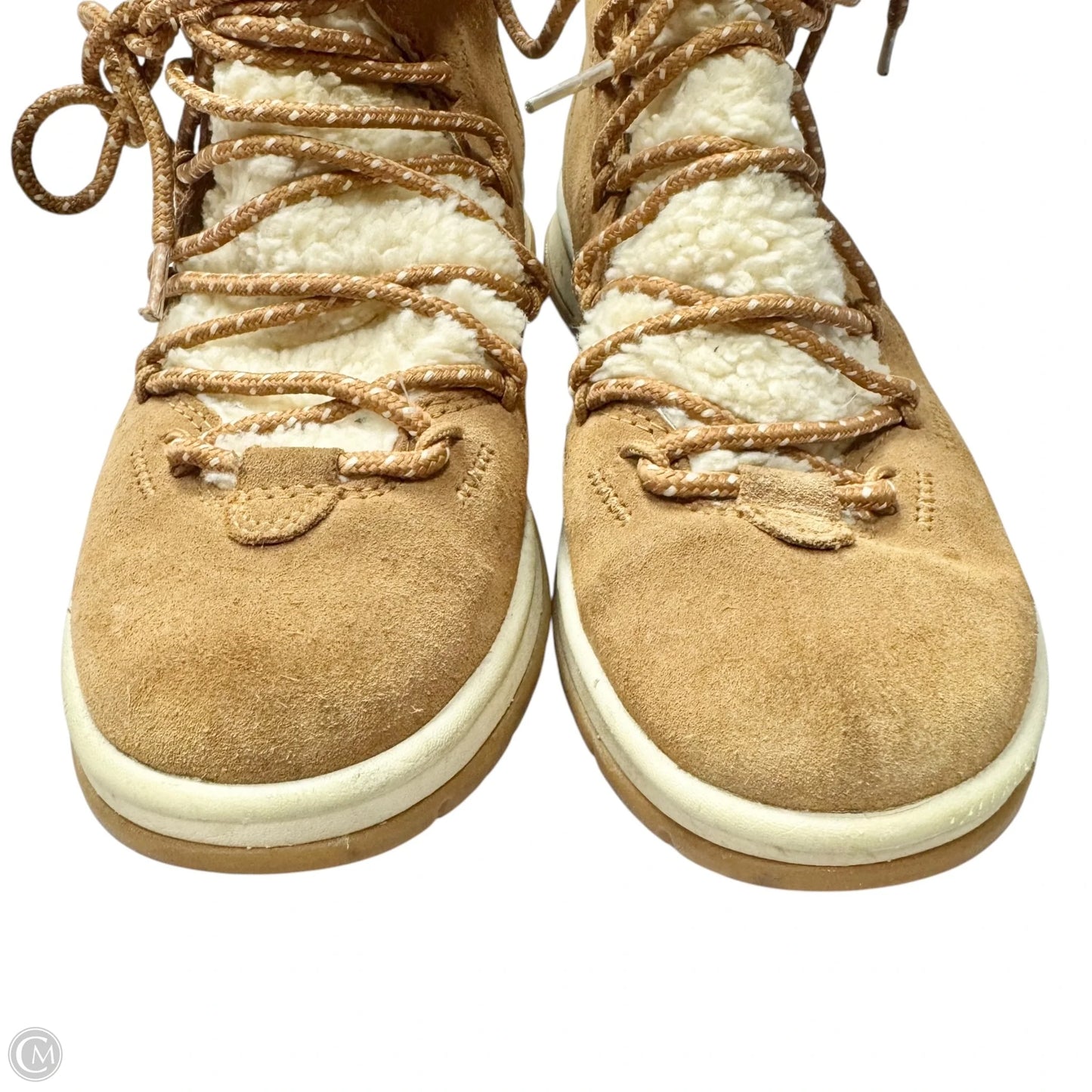 Boots Designer By Ugg In Brown, Size: 7.5