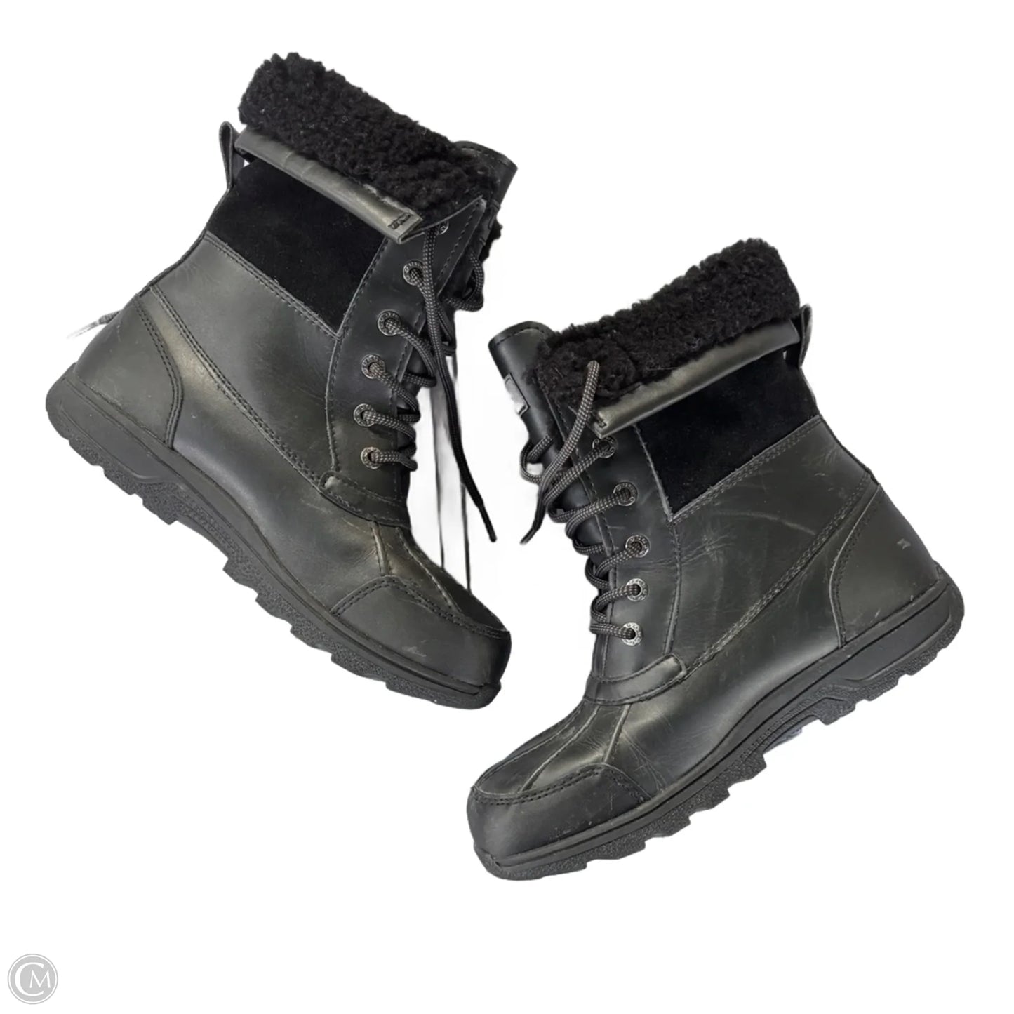 Boots Designer By Ugg In Black, Size: 6