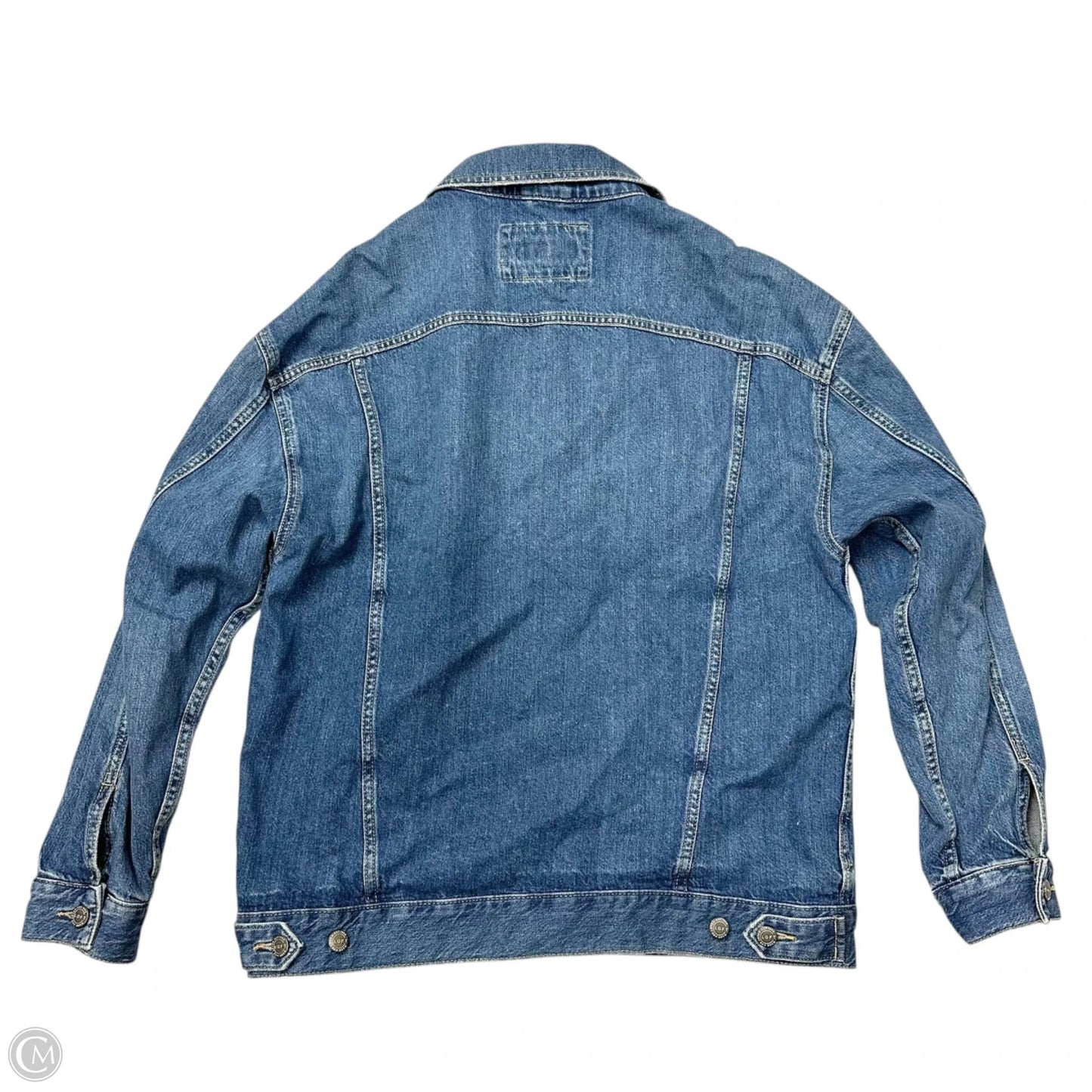 Jacket Denim By Loft In Blue, Size: S