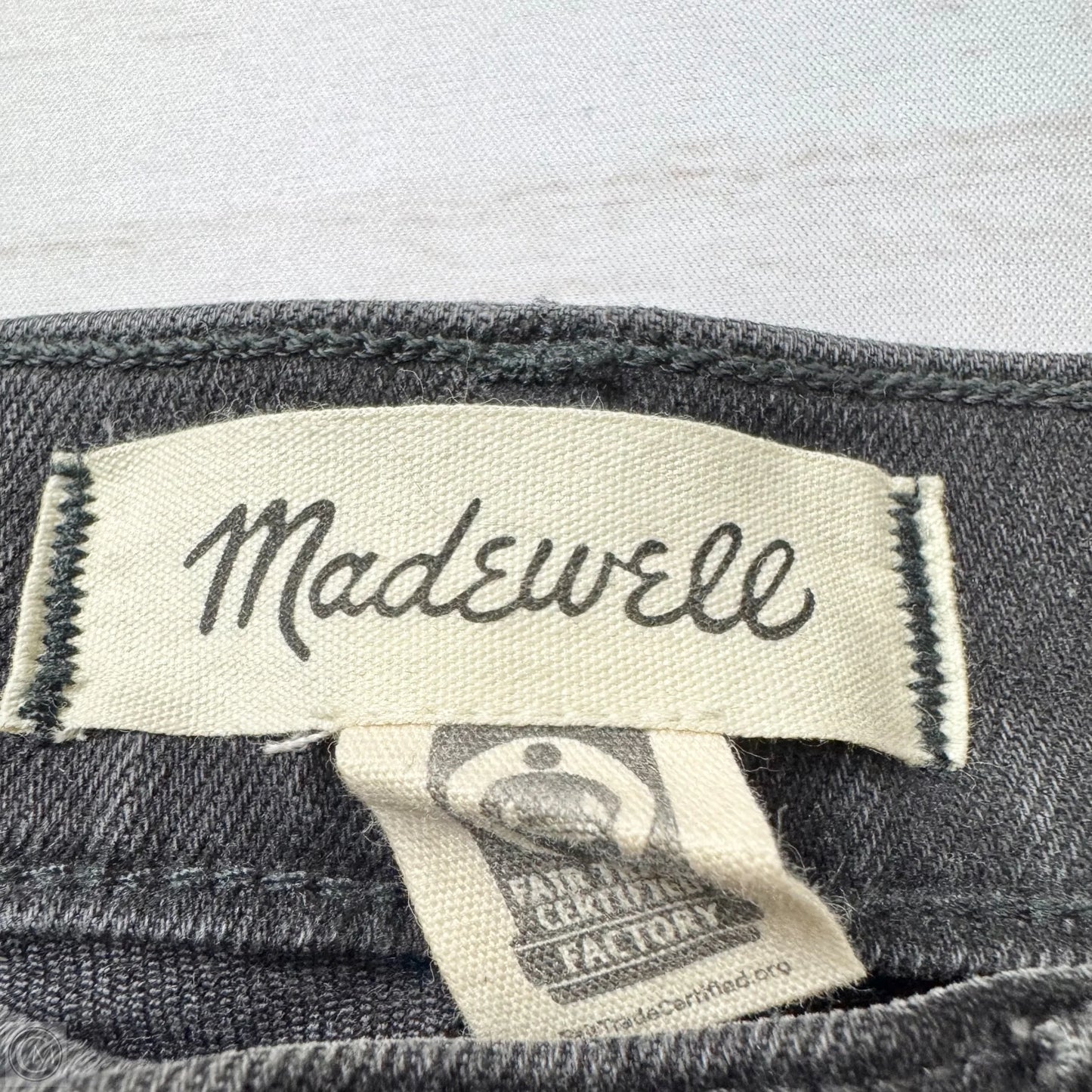 Jeans Straight By Madewell In Black, Size: 4