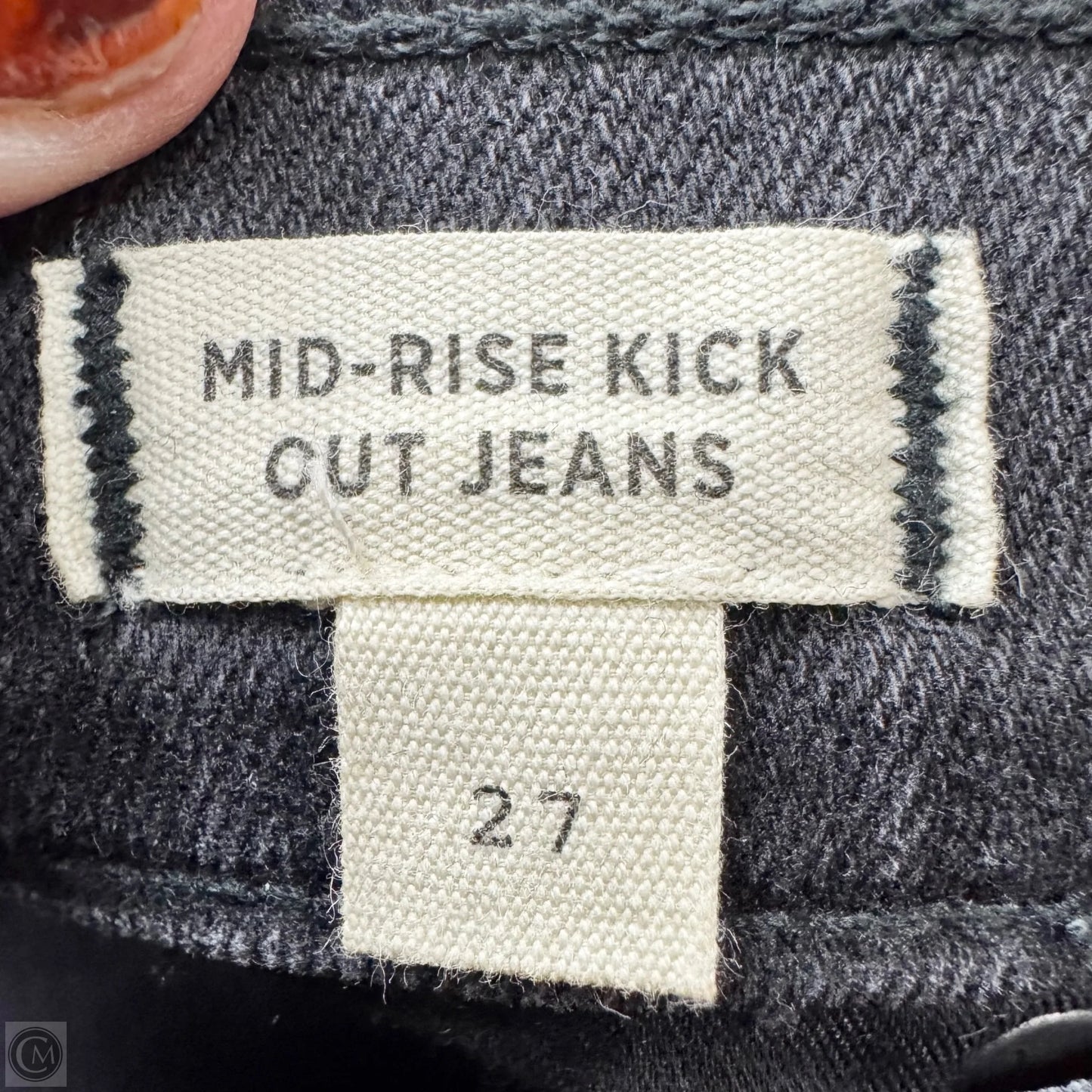 Jeans Straight By Madewell In Black, Size: 4