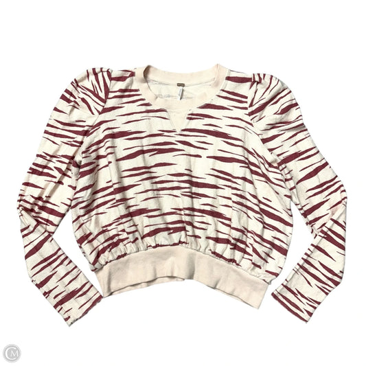 Sweatshirt Crewneck By Free People In Pink, Size: L