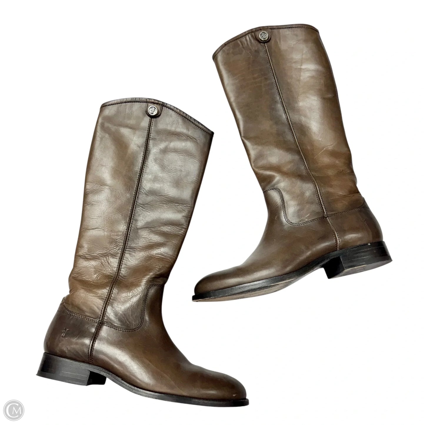 Boots Designer By Frye In Brown, Size: 8