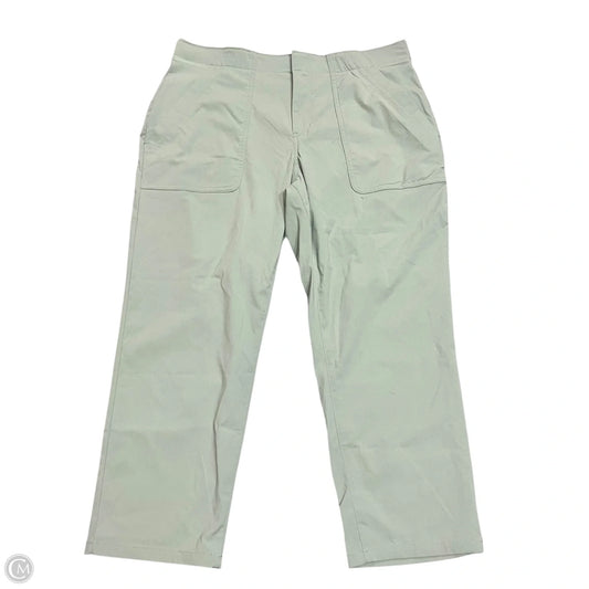 Pants Cropped By Eddie Bauer In Green, Size: 10