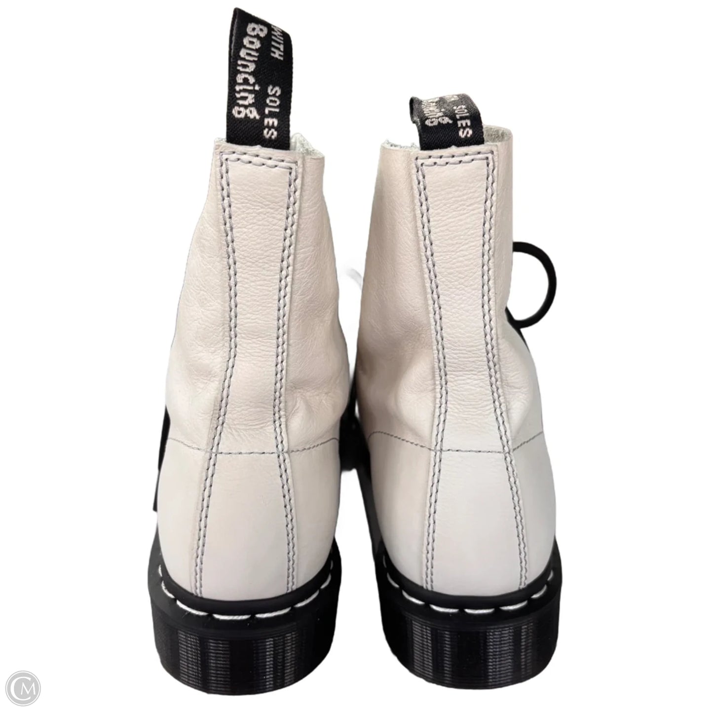 Boots Combat By Dr Martens In White, Size: 9