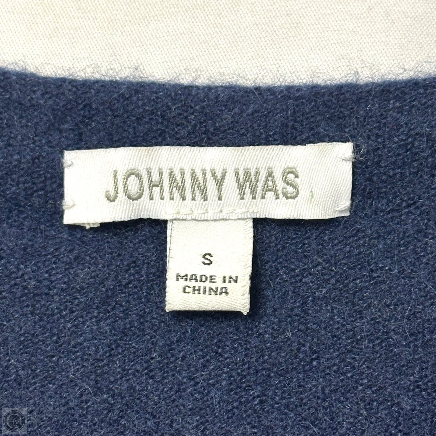 Sweater By Johnny Was In Blue, Size: S