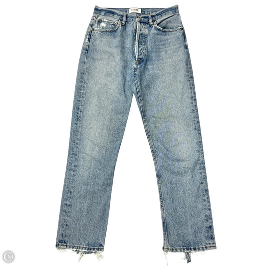 Jeans Straight By Agolde In Blue, Size: 2