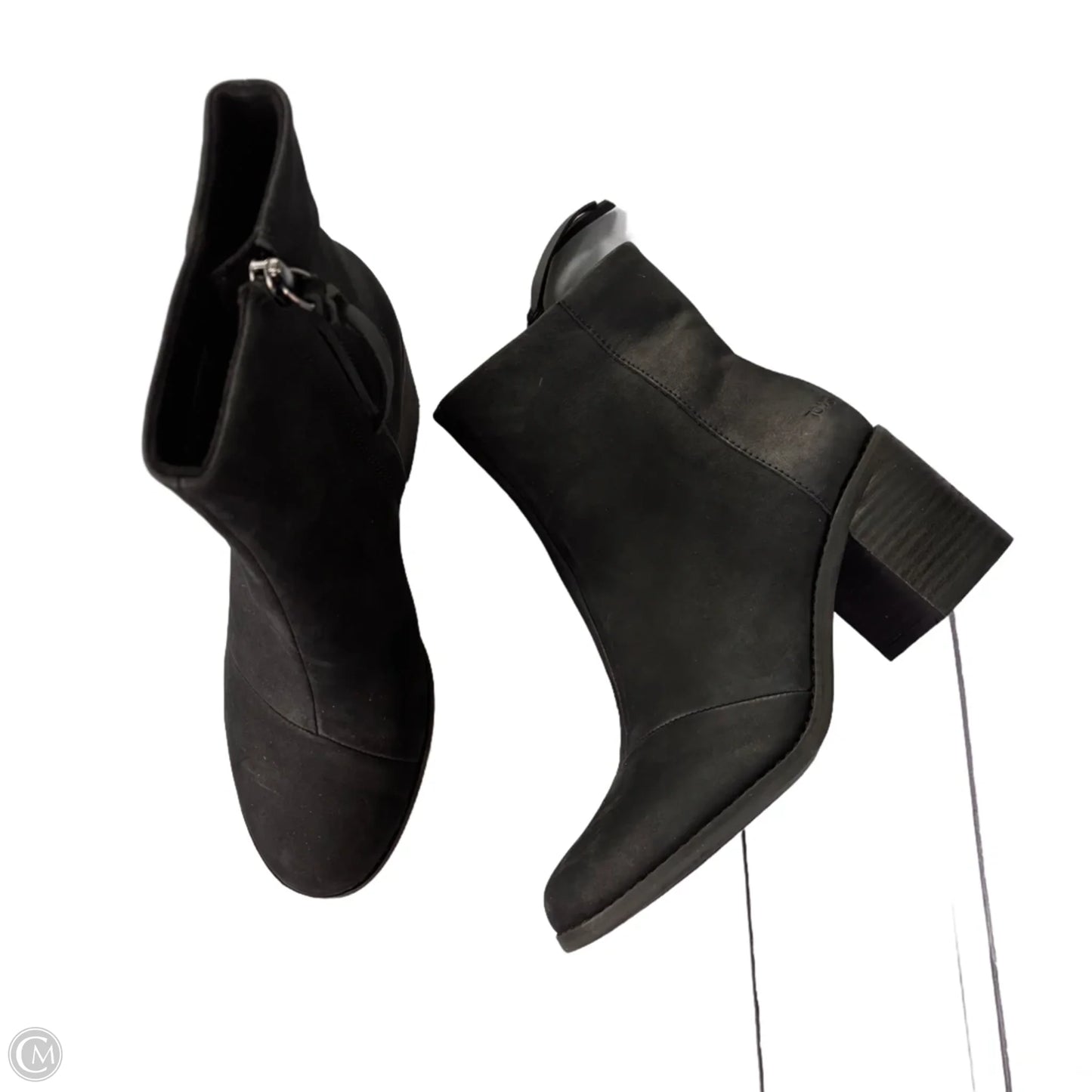 Boots Ankle Heels By Toms In Black, Size: 7