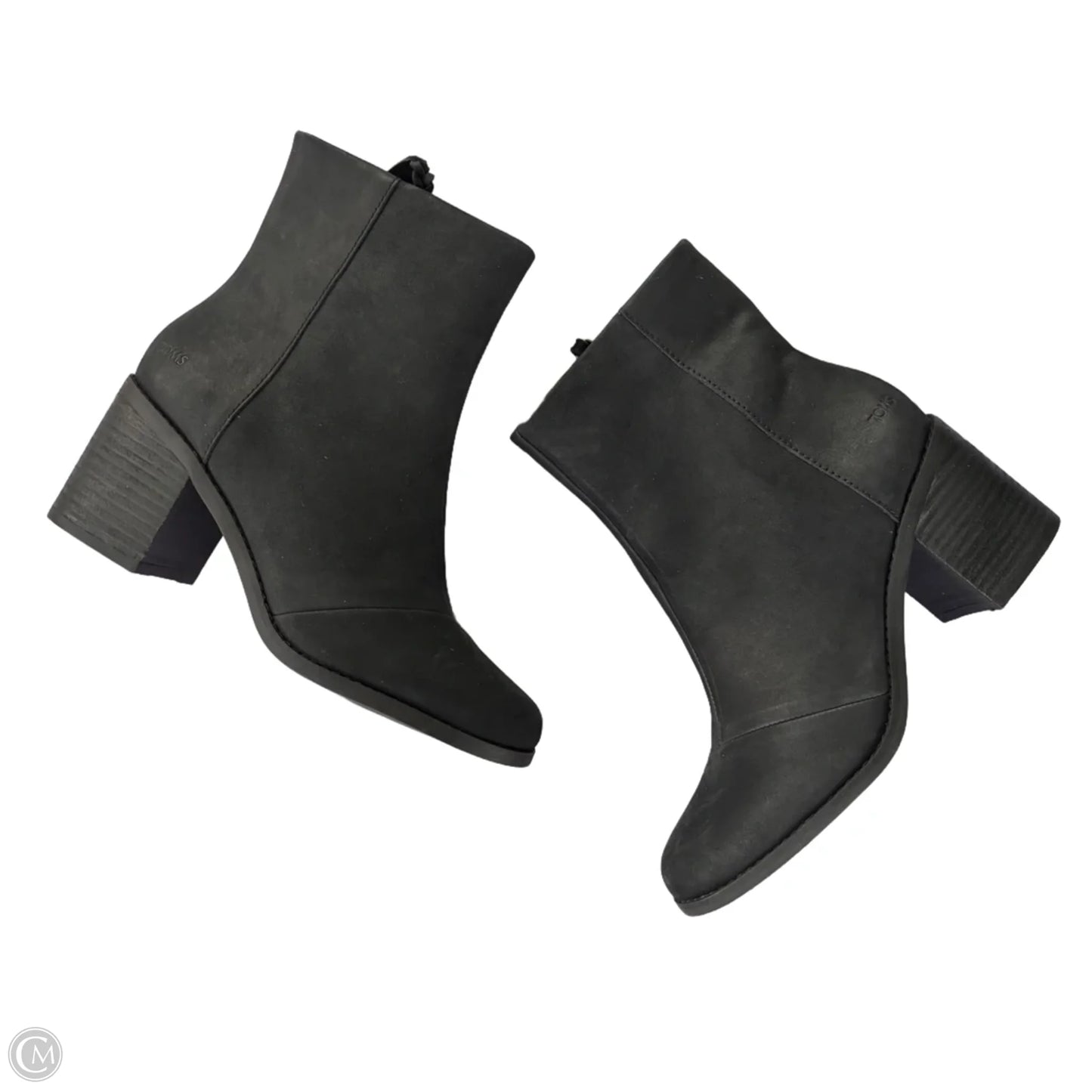Boots Ankle Heels By Toms In Black, Size: 7