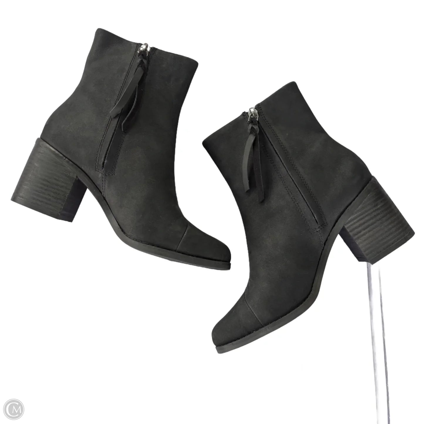 Boots Ankle Heels By Toms In Black, Size: 7