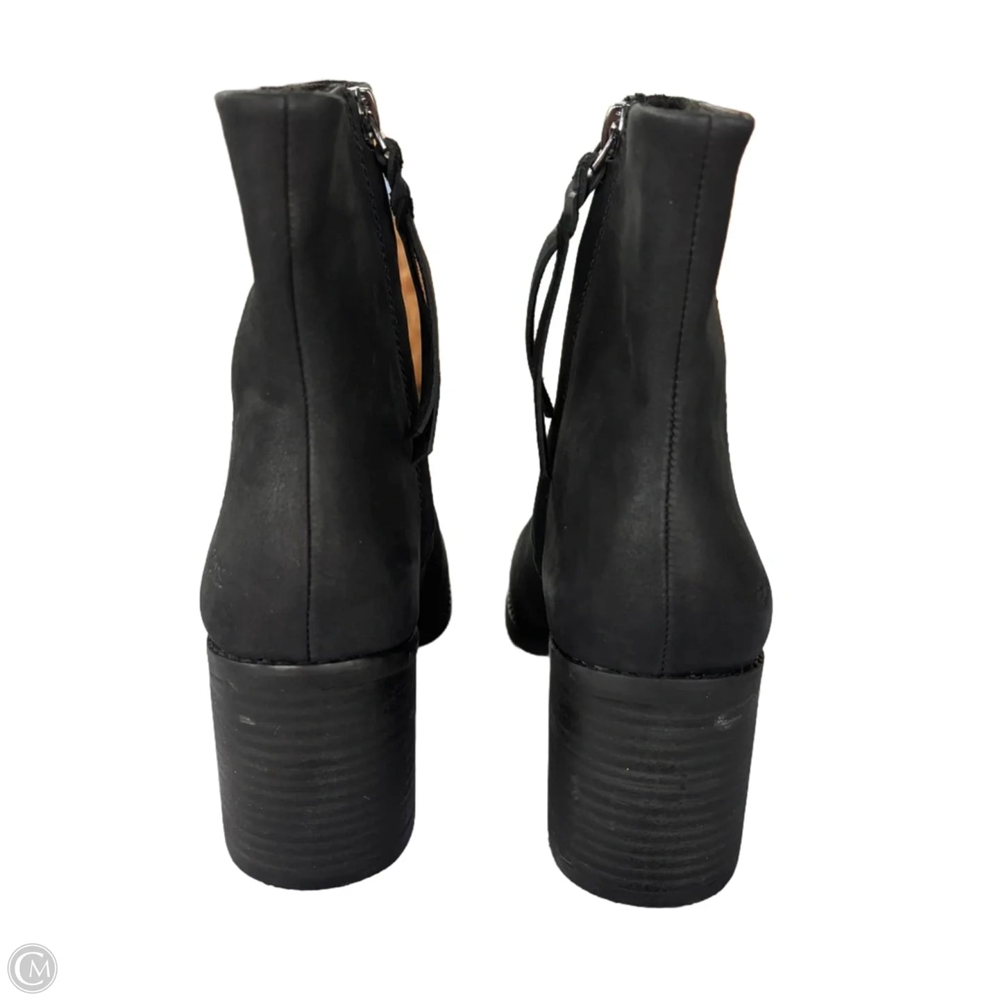 Boots Ankle Heels By Toms In Black, Size: 7