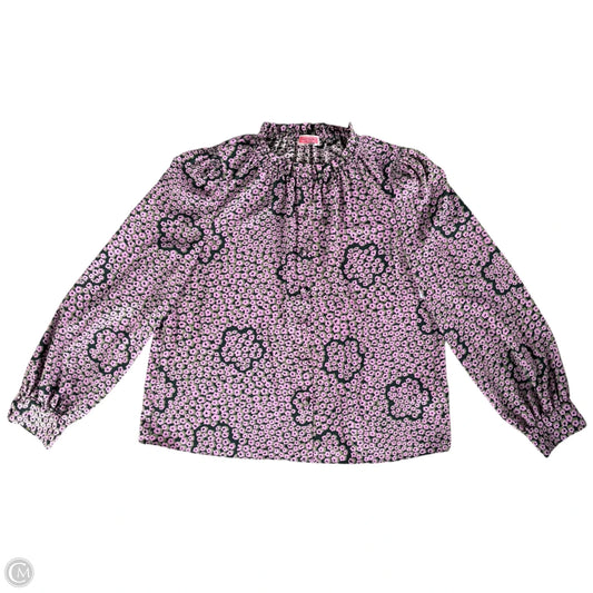 Top Long Sleeve Designer By Kate Spade In Purple, Size: Xl