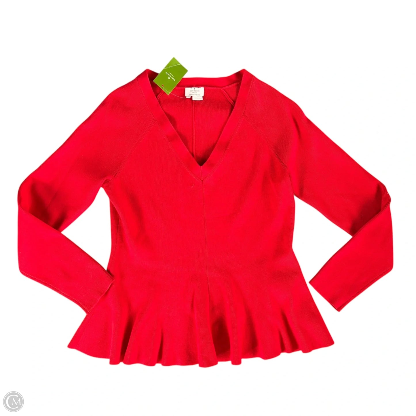 Sweater Designer By Kate Spade In Red, Size: Xl