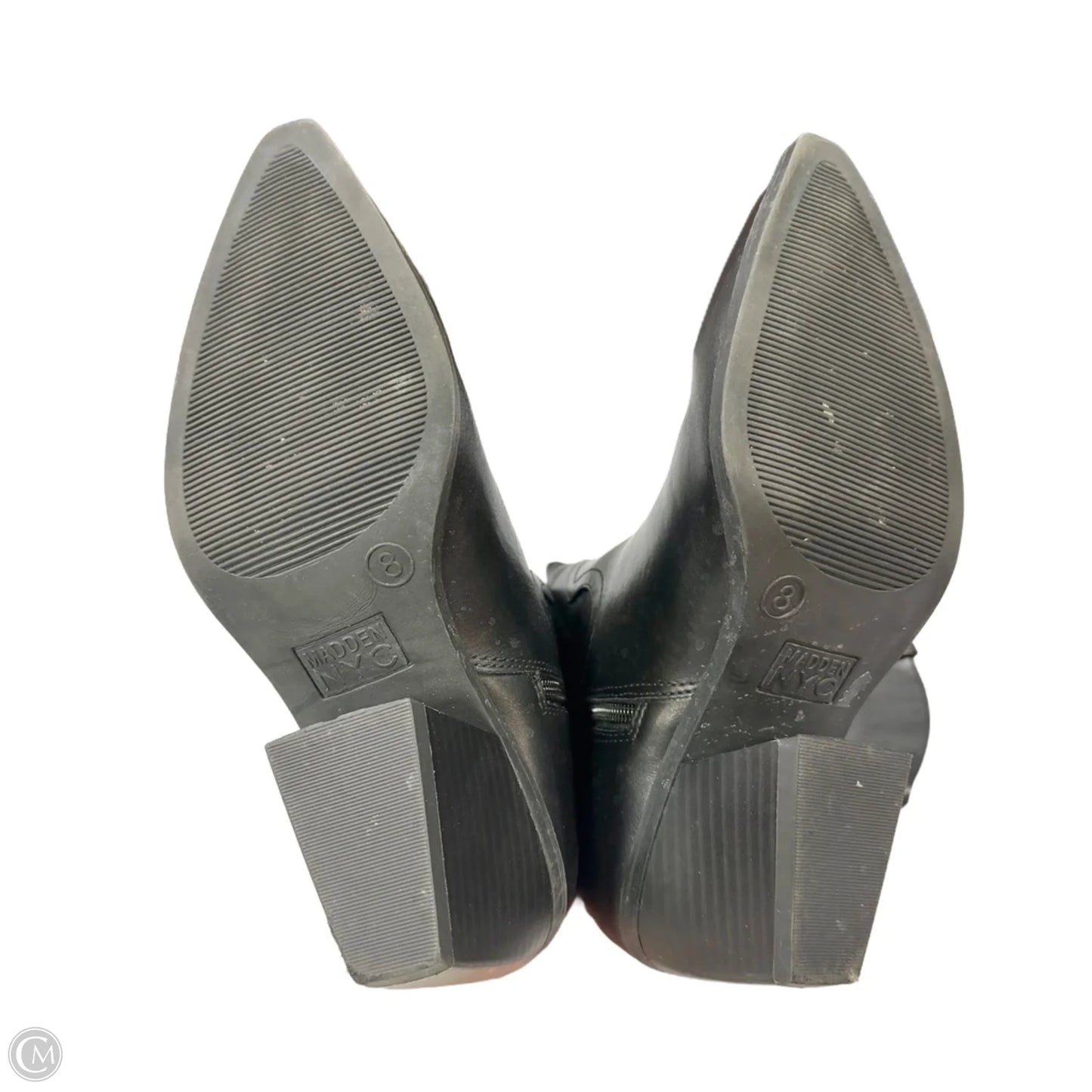 Boots Mid-calf Heels By Madden Nyc In Black, Size: 8