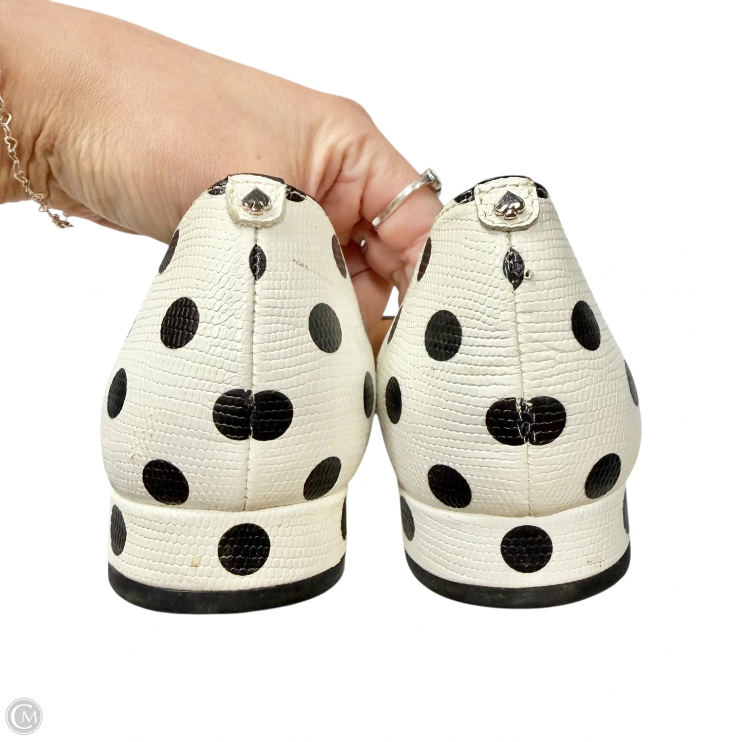 Shoes Designer By Kate Spade In Black & White, Size: 8.5