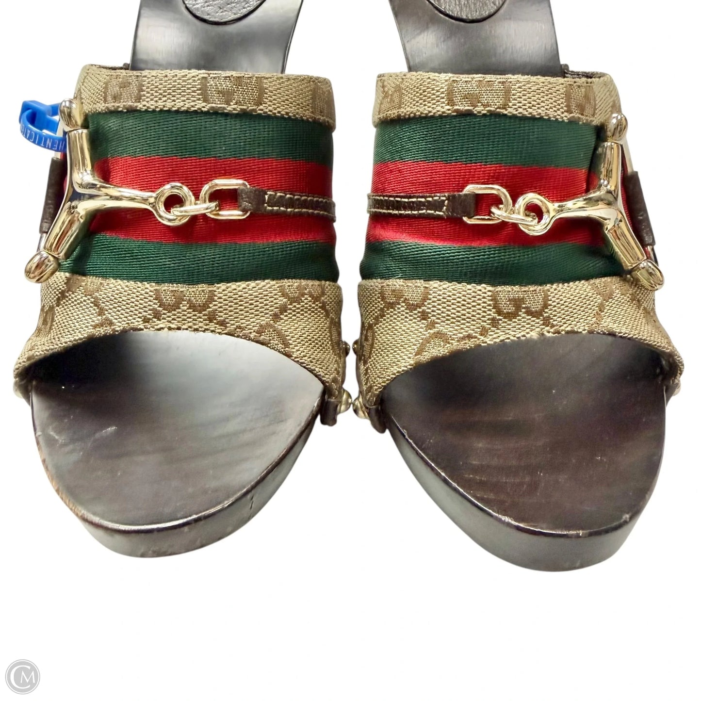 Shoes Luxury Designer By Gucci In Brown, Size: 8