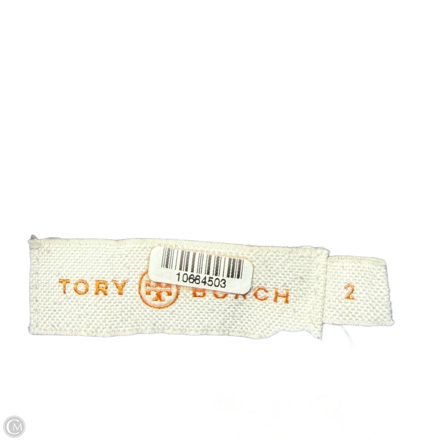 Top Long Sleeve Designer By Tory Burch In Blue & Orange, Size: 2