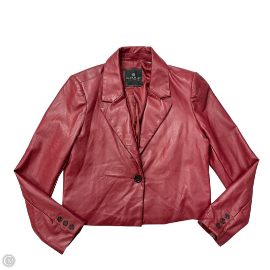 Jacket Moto By Bagatelle In Red, Size: M