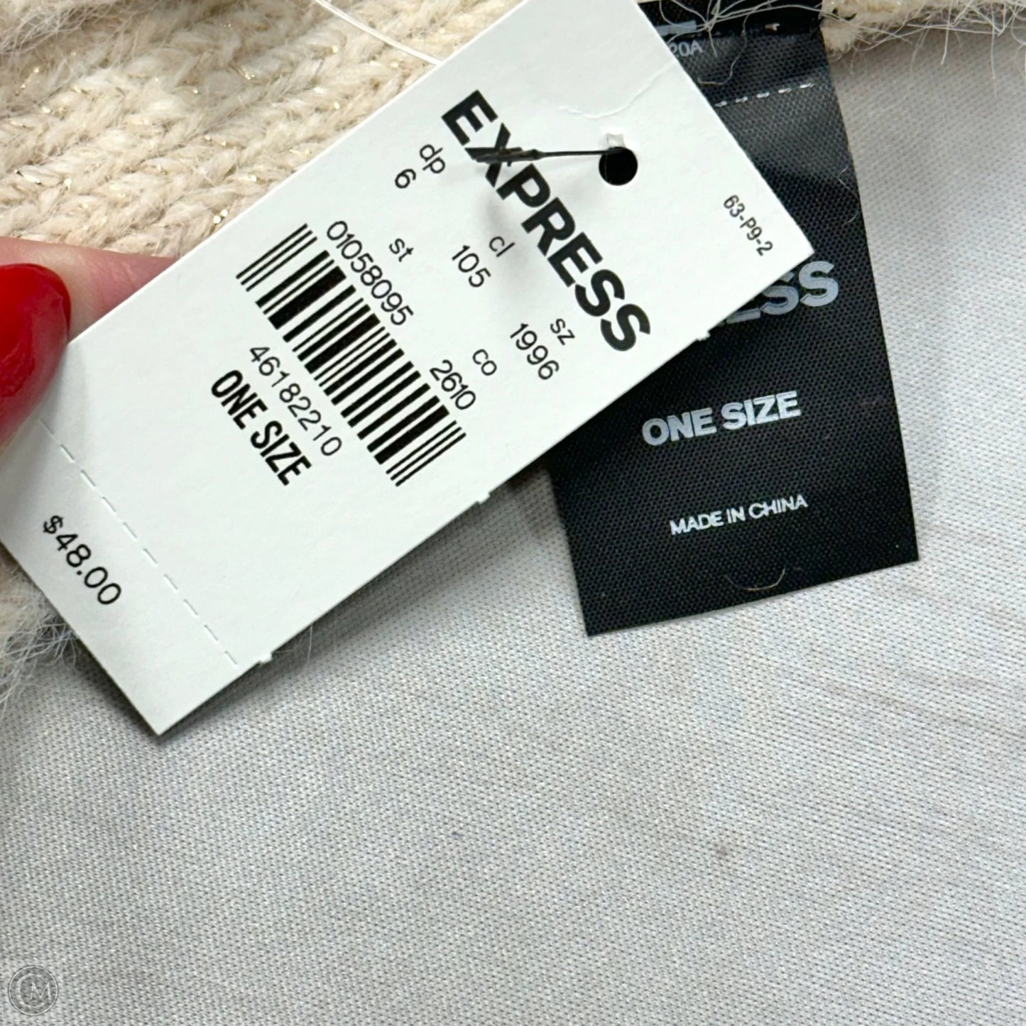 Scarf Winter By Express In Cream