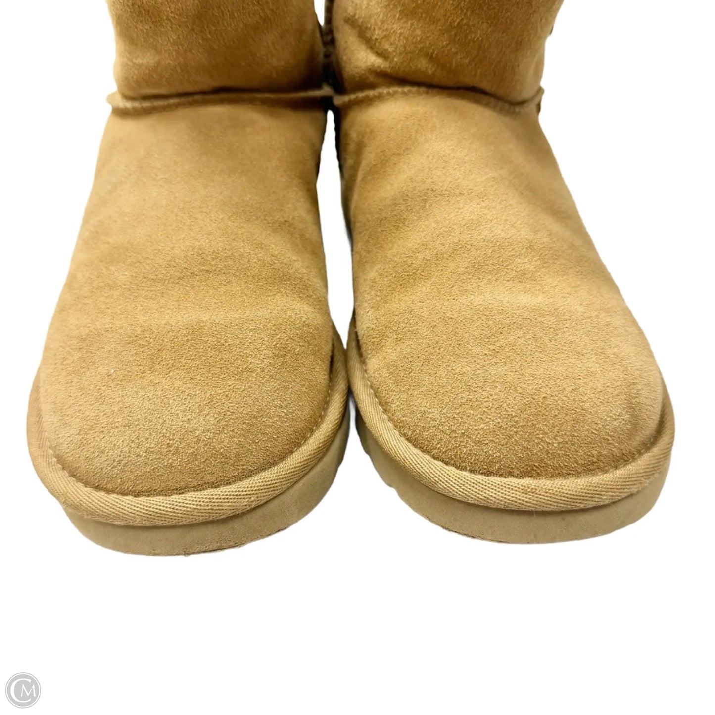Boots Designer By Ugg In Brown, Size: 6