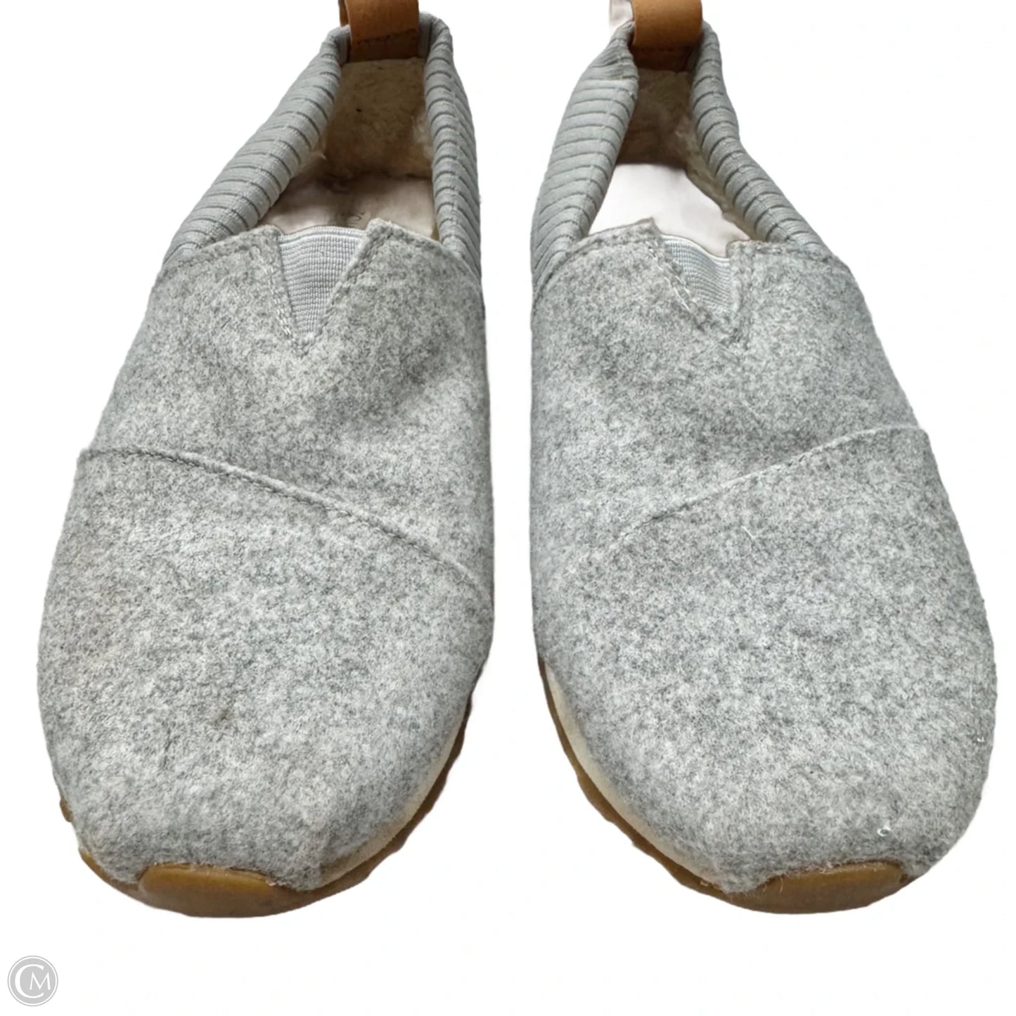 Shoes Flats By Toms In Grey, Size: 6