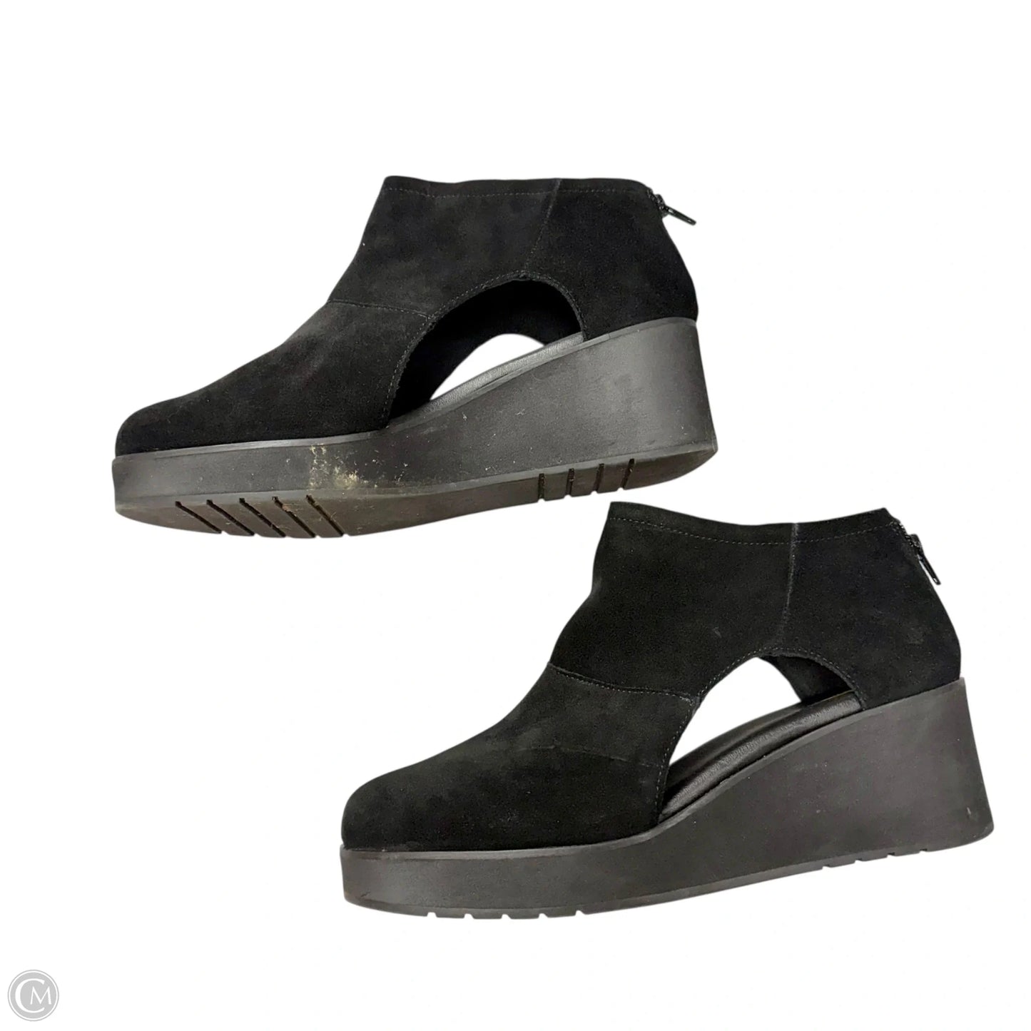 Boots Ankle Heels By Volatile In Black, Size: 11