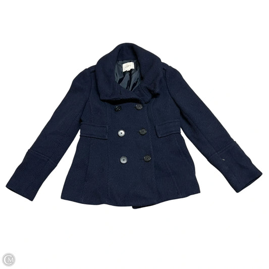 Coat Peacoat By Loft In Blue, Size: Xs