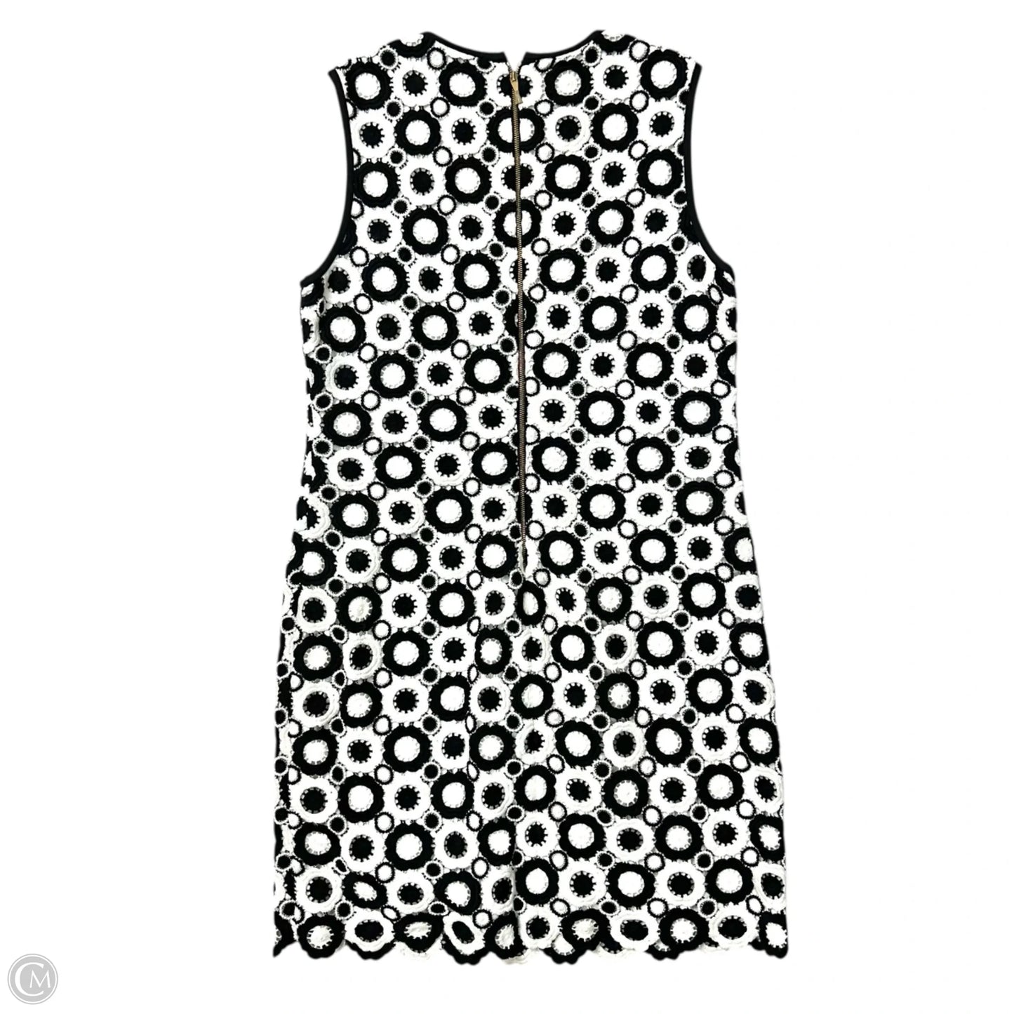Dress Designer By Kate Spade In Black & White, Size: 14