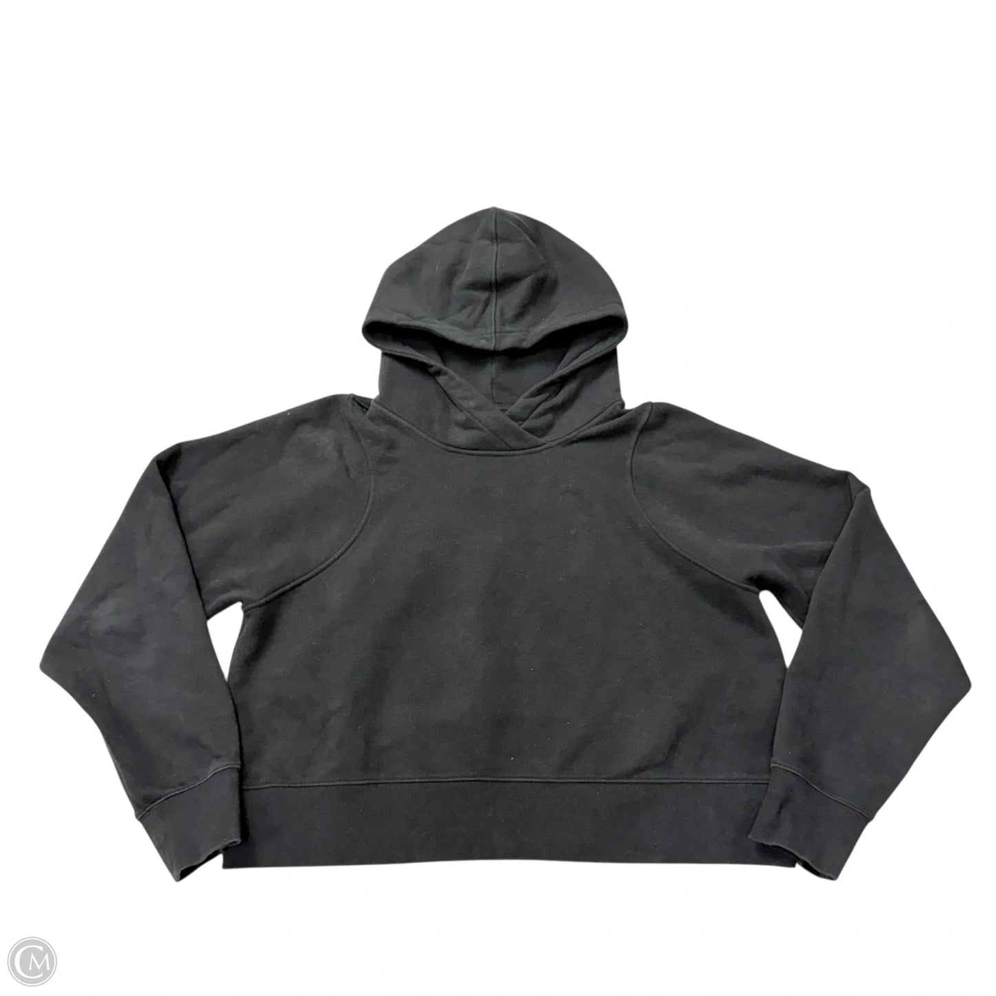 Athletic Sweatshirt Hoodie By Lululemon In Black, Size: M