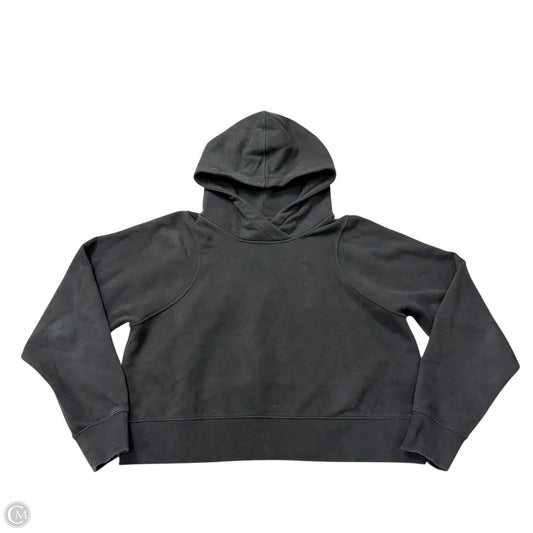 Athletic Sweatshirt Hoodie By Lululemon In Black, Size: M