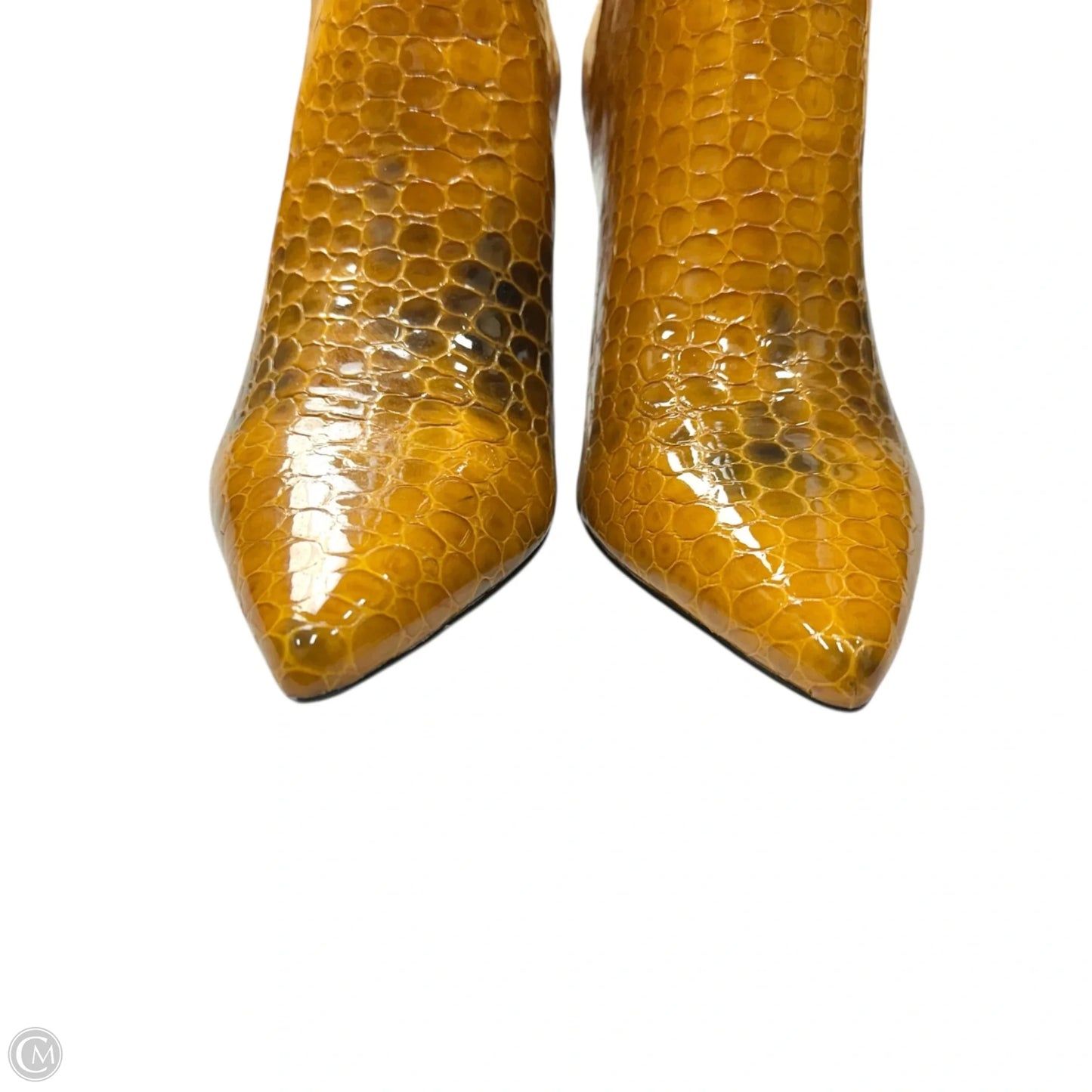 Boots Ankle Heels By Kenneth Cole In Yellow, Size: 8.5