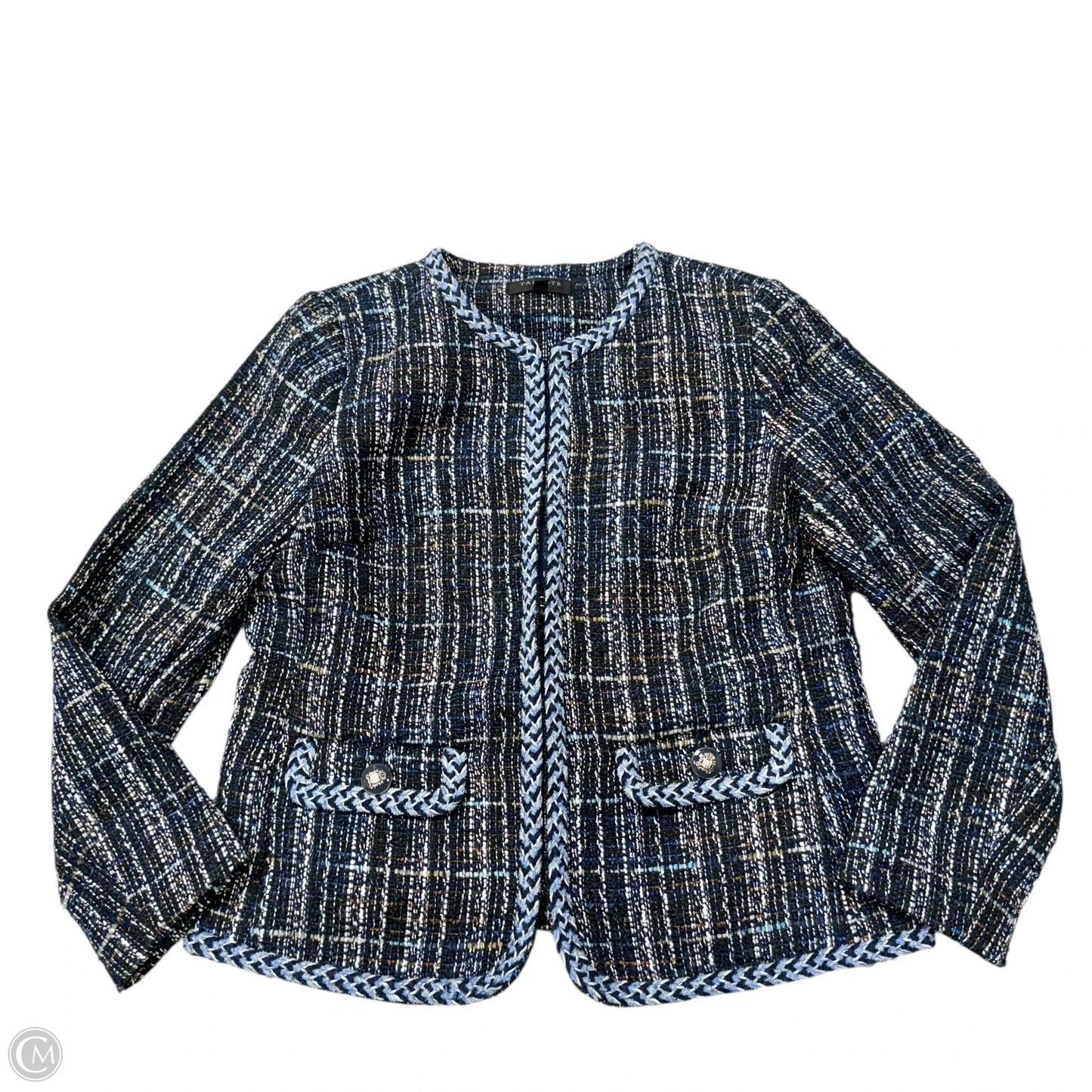 Blazer By Talbots In Blue, Size: Mp