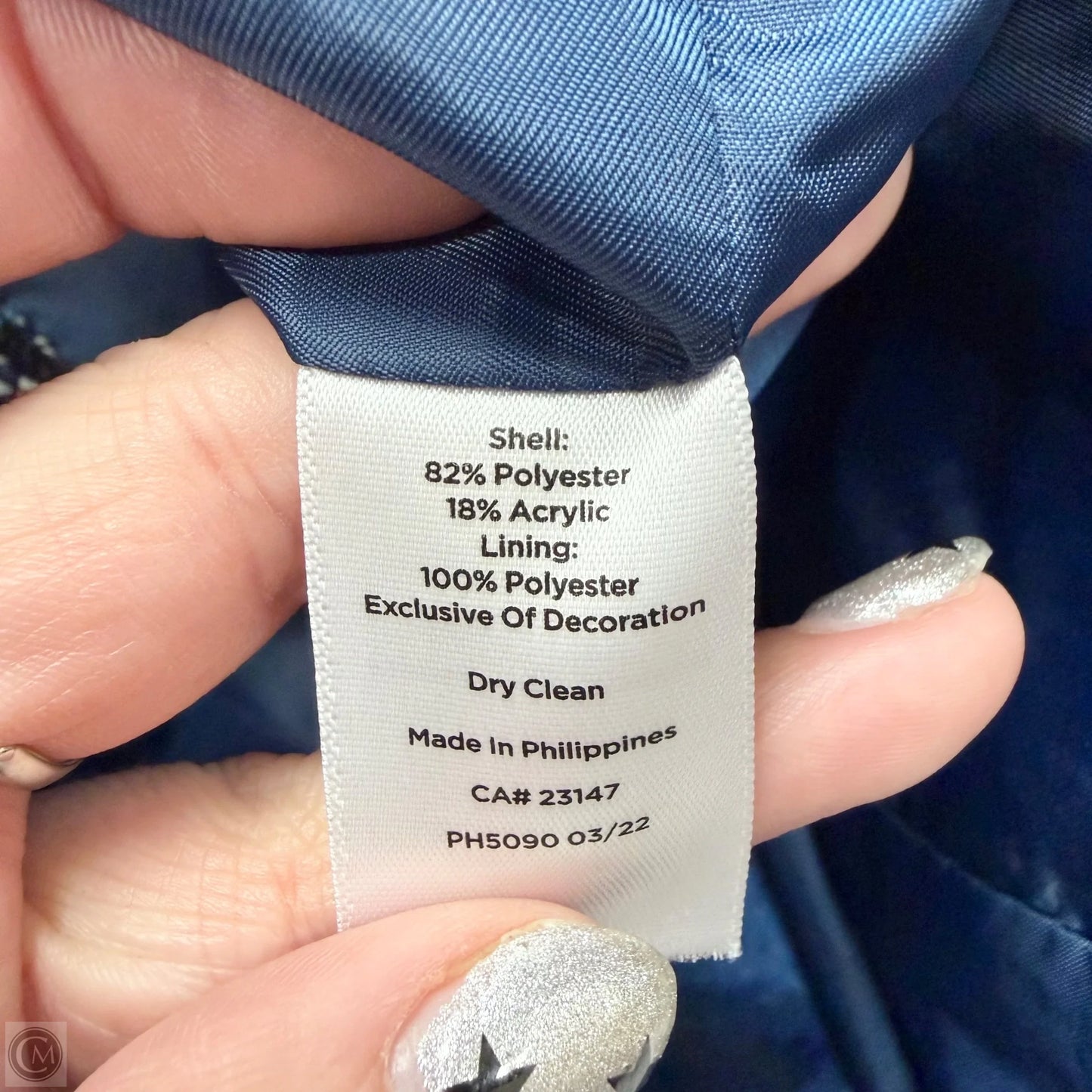 Blazer By Talbots In Blue, Size: Mp