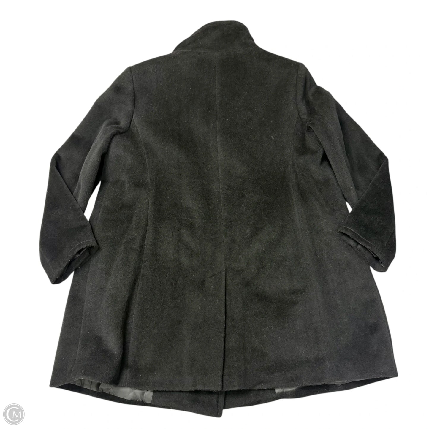 Coat Peacoat By Talbots In Black, Size: Xl