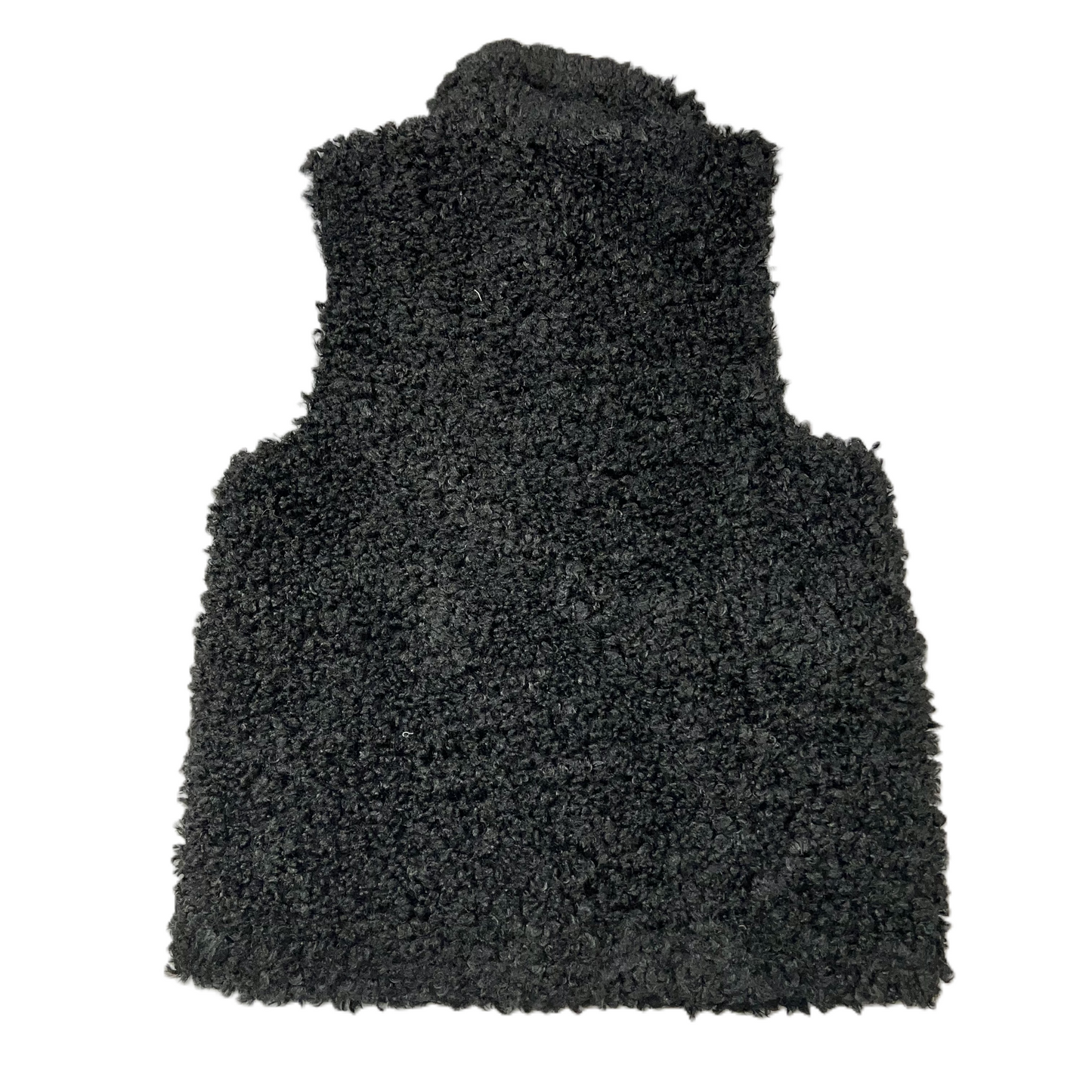 Black Vest Faux Fur & Sherpa By Inc, Size: S