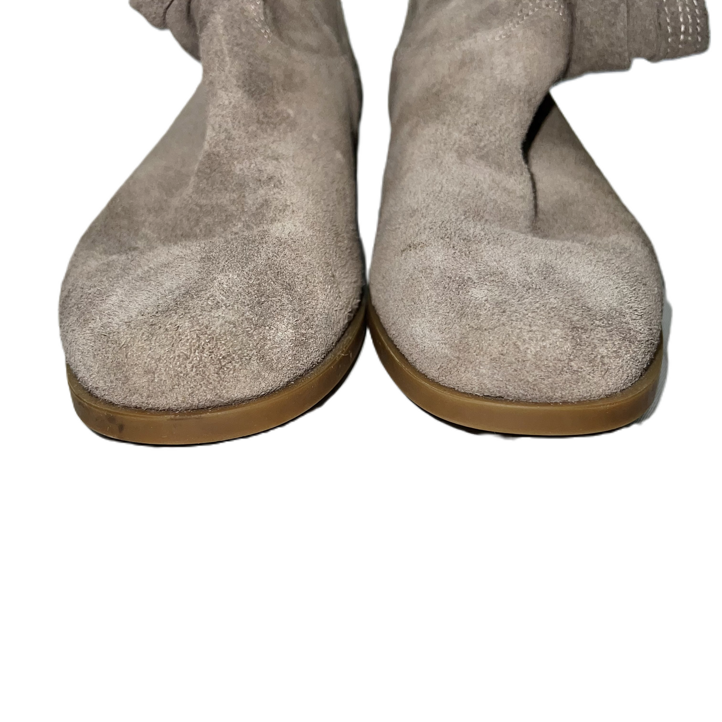 Taupe Boots Ankle Flats By Koolaburra By Ugg, Size: 5