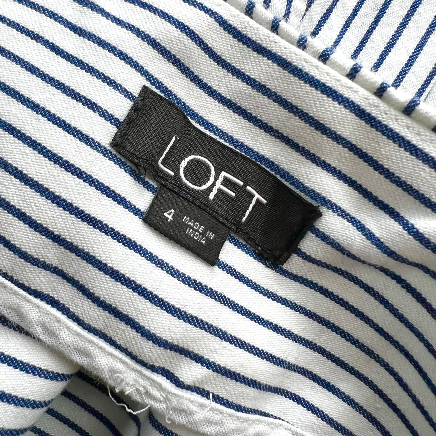 Striped Pattern Shorts By Loft, Size: 4