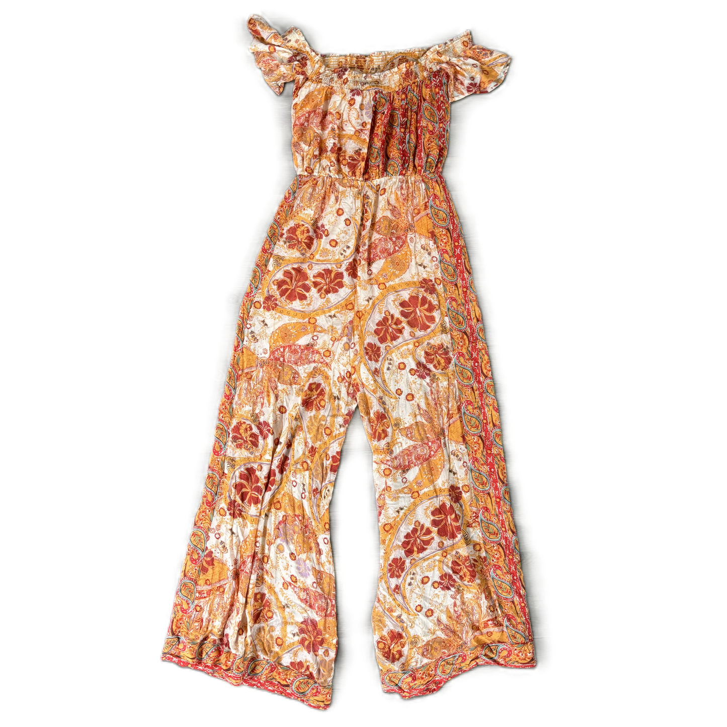 Jumpsuit By Free People In Floral Print, Size: S