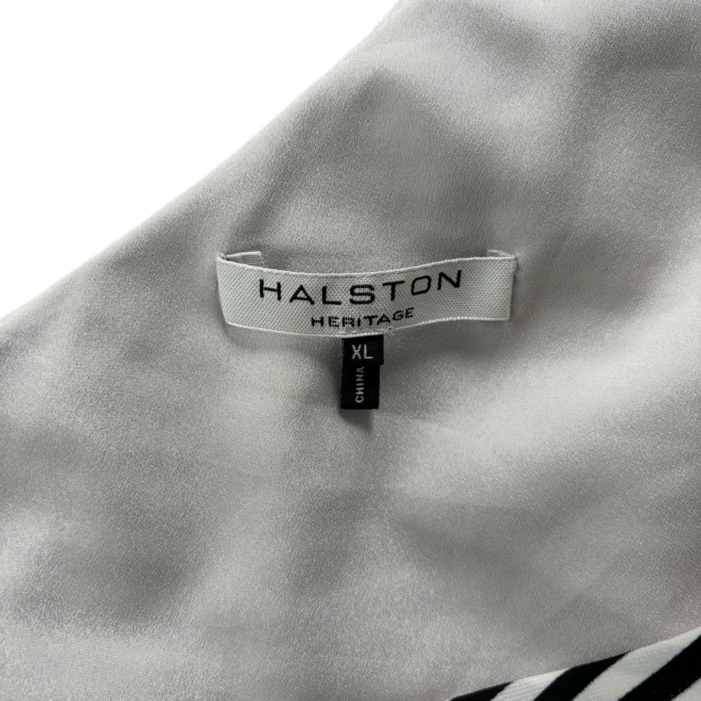 Dress Designer By Halston In Black & White, Size: Xl