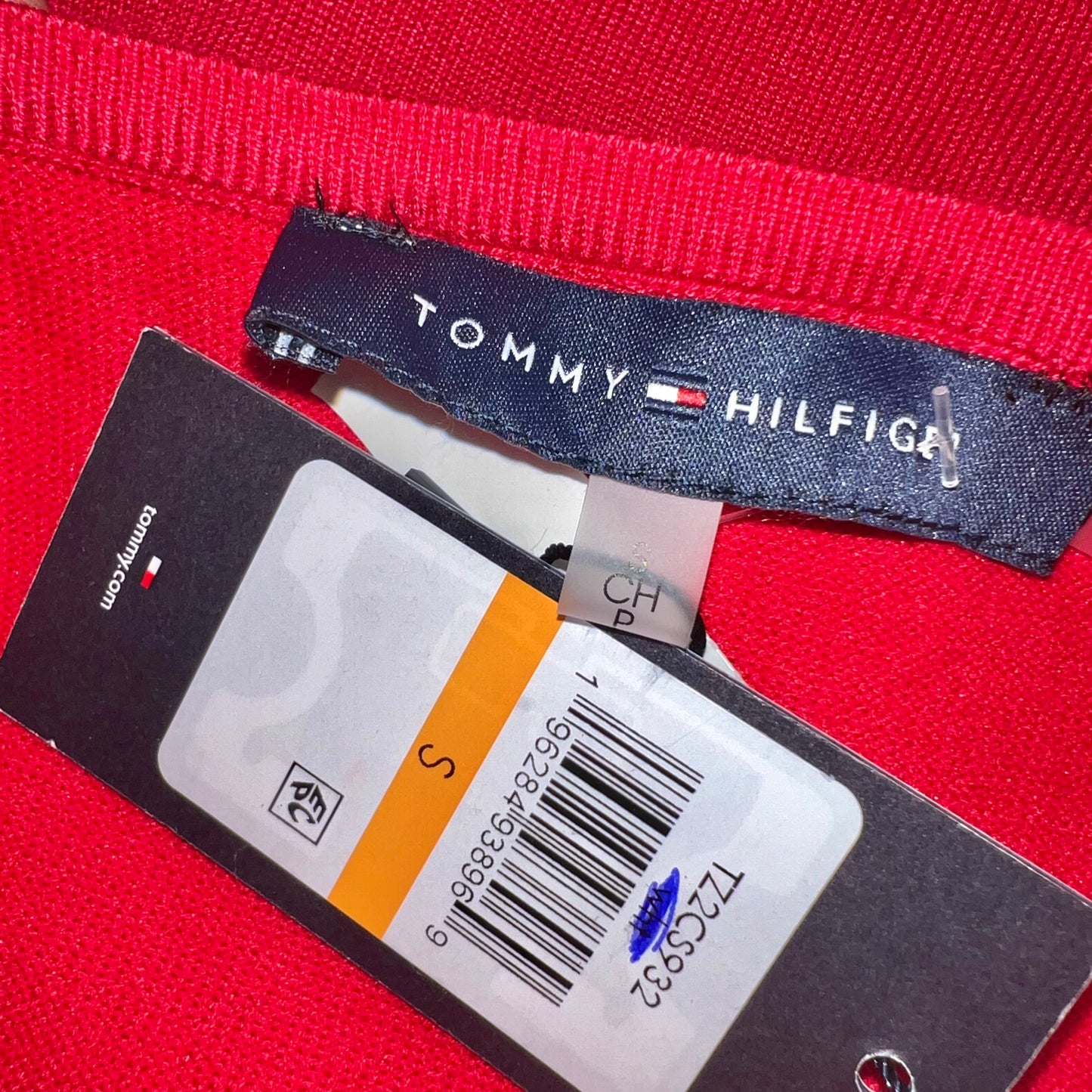 Sweater By Tommy Hilfiger In Red, Size: S