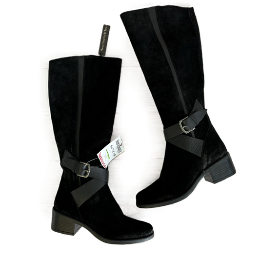 Boots Leather By Emanuele Crasto In Black, Size: 6.5