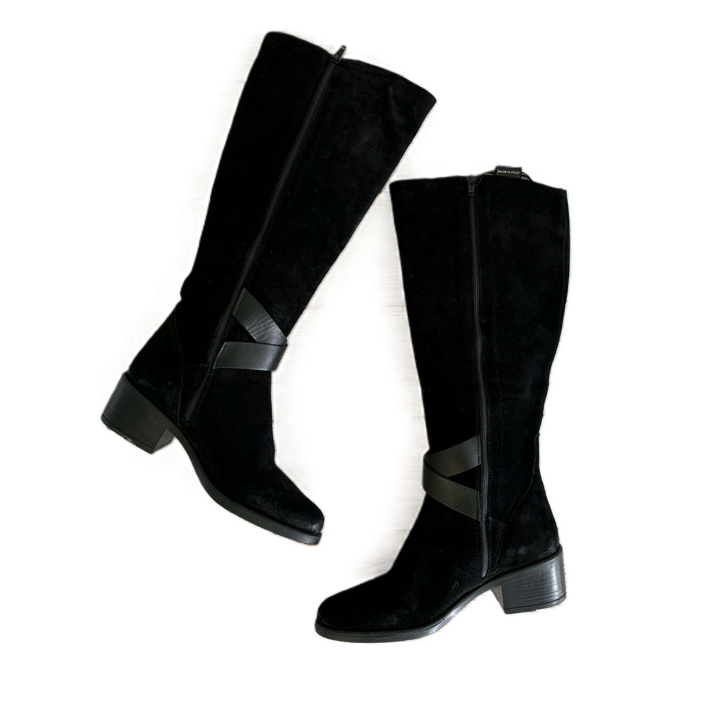 Boots Leather By Emanuele Crasto In Black, Size: 6.5