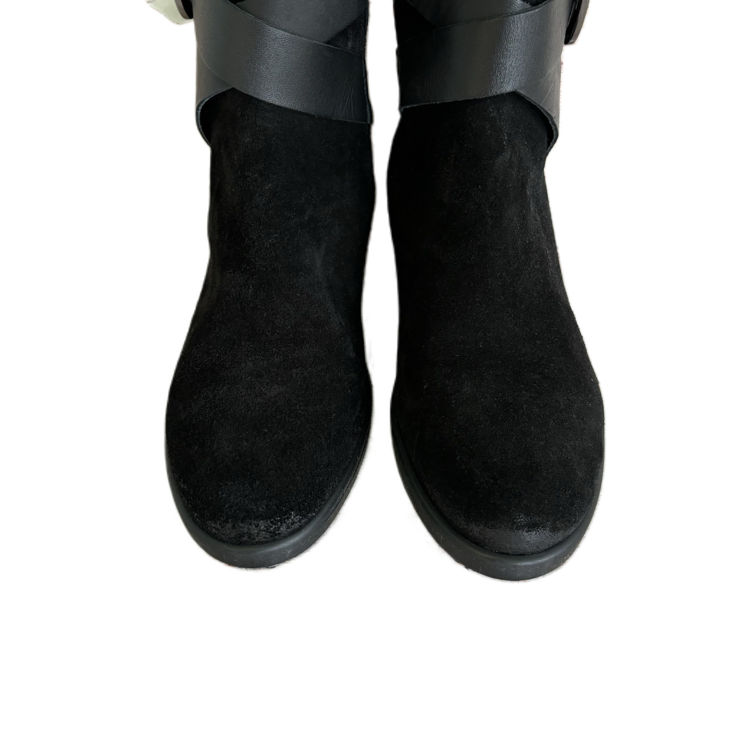 Boots Leather By Emanuele Crasto In Black, Size: 6.5