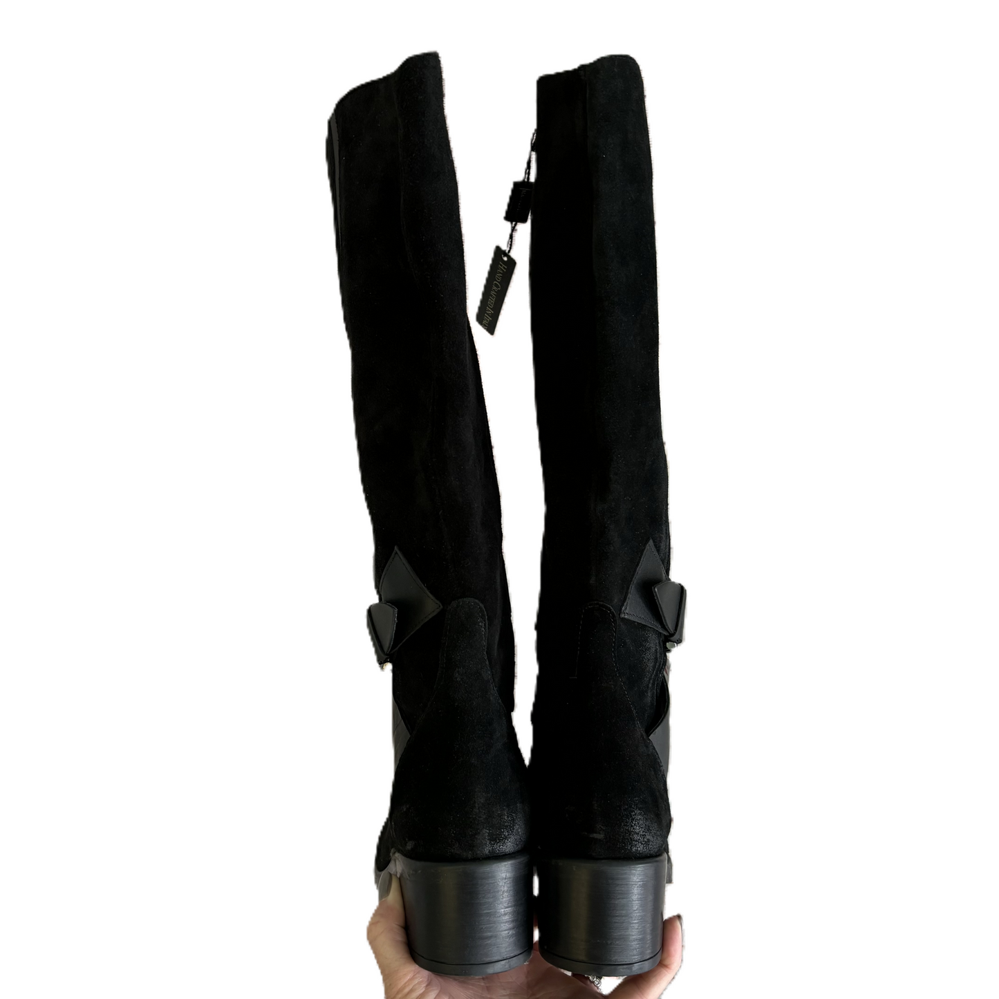 Boots Leather By Emanuele Crasto In Black, Size: 6.5