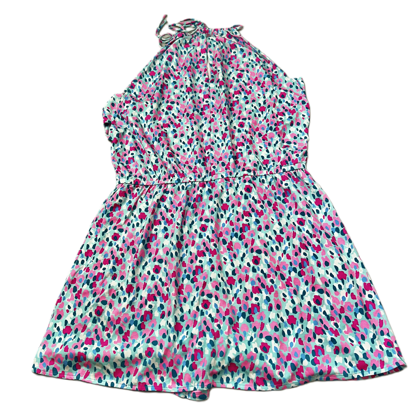 Romper Designer By Lilly Pulitzer In Blue & Pink, Size: L